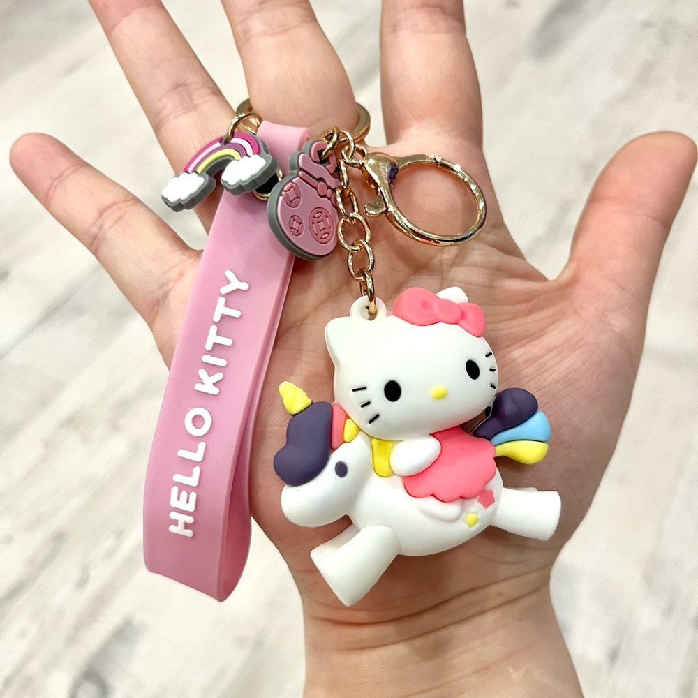 Hello Kitty Unicorn Keychain